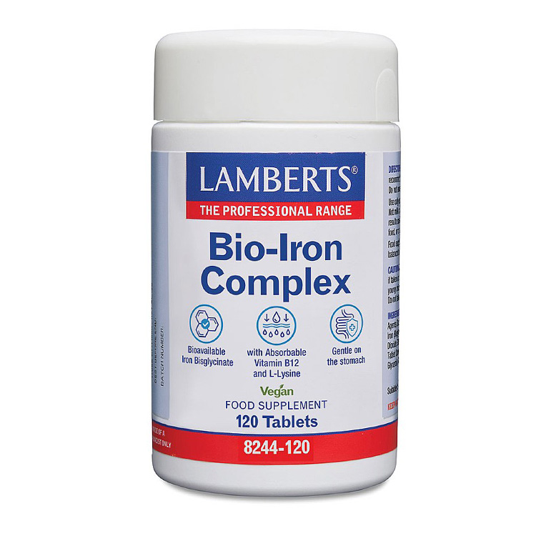 Lamberts Vega Bio-Iron Complex 120tabs